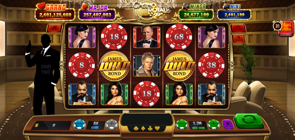 Game slot Casino royale nổ hũ 8 tỷ