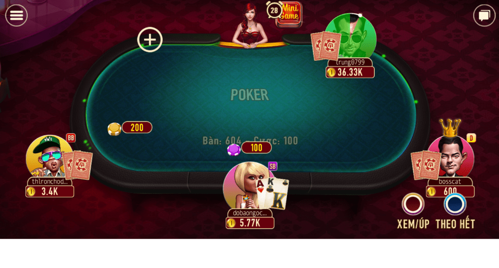 Game bài Poker cuốn hút